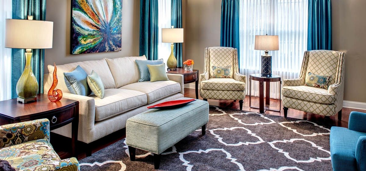 Professional Living Room Design By The L&L Design Team Gainsville, VA Professional Interior Designers