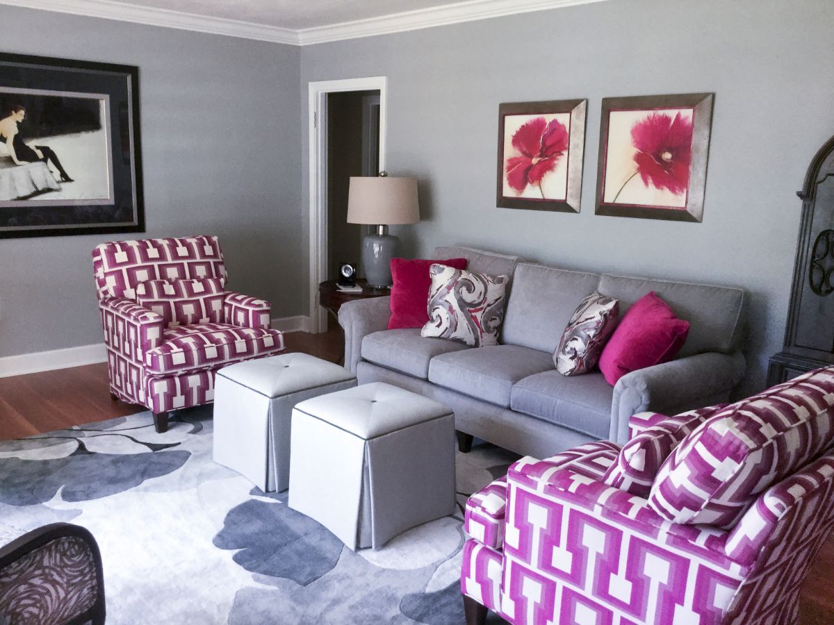 Professional Living Room Design By The L&L Design Team Great Falls, VA Professional Interior Designers