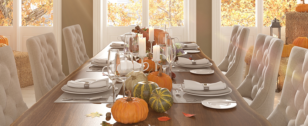 Staging your table for Thanksgiving