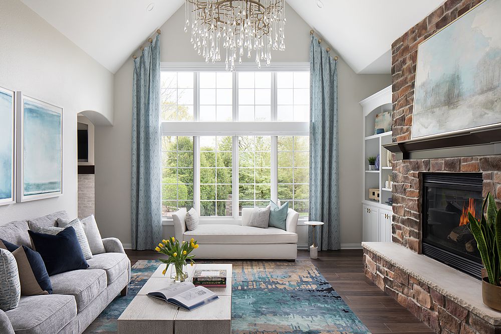 Interior designers are expert at layering textiles throughout a home creating warm and inviting interiors.